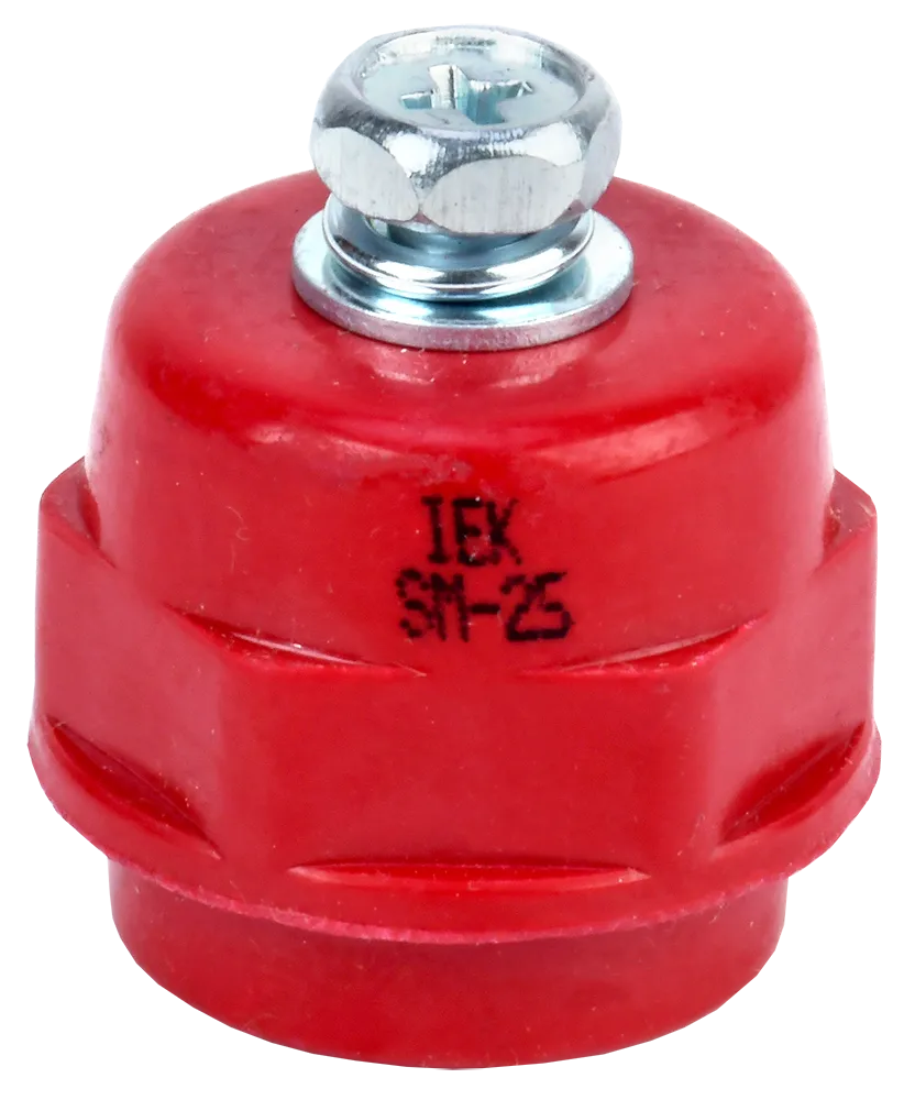 картинка Изолятор SM25 (М6) силовой с болтом IEK  