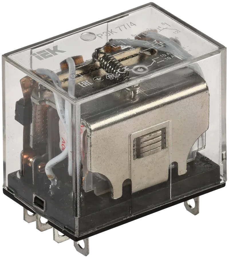 картинка Реле промежуточное РЭК77/4(LY4) 10А 220В АC IEK  