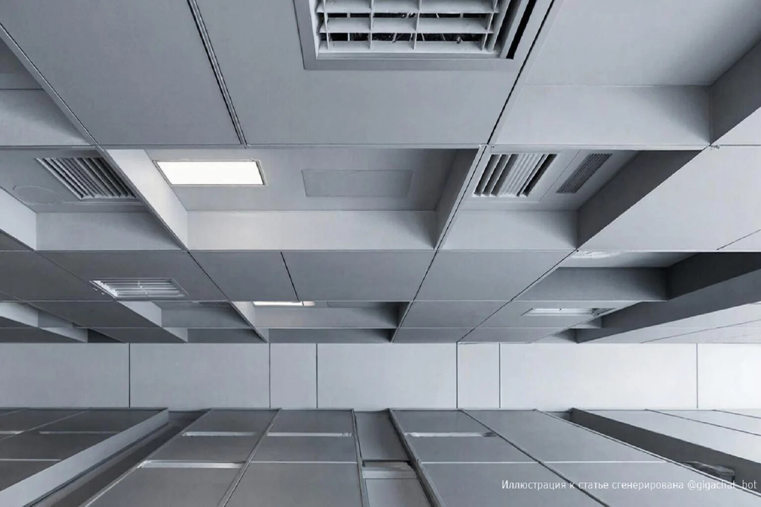 Обеспечение ПБ скрытых пространств (подвесных потолков и фальшполов)