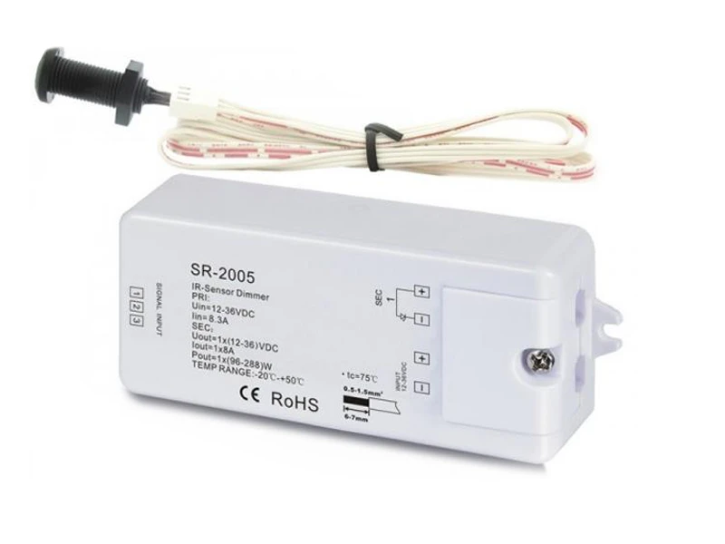 картинка Диммер SR-2005 (12-36V, 96-288W, IR-Sensor)  